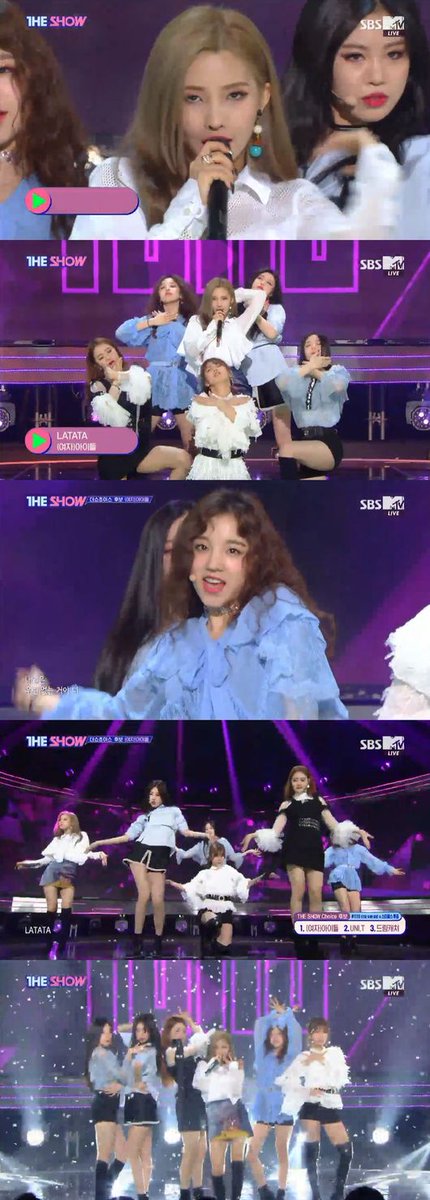 theseoulstory's tweet photo. Weeeee~ Another trophy for monster rookie (G)I-DLE! Congratulations for winning on THE SHOW today, well done ladies! 🏆🎉💞 

#LATATA3rdWin #G_IDLE3rdWin #G_I_DLE3rdWin #IDLE3rdWin @G_I_DLE https://t.co/8TXpHxHtvk