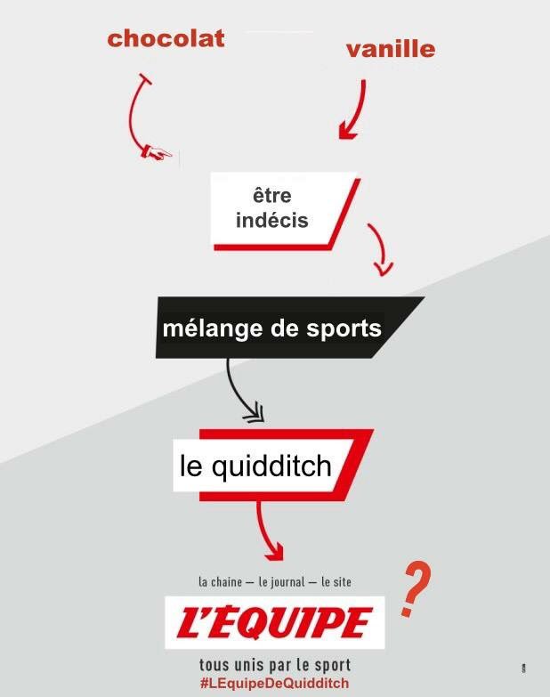 Quand le #quidditch français reprend la campagne #TousUnisParLeSport de @lequipe ! #LequipeDeQuidditch #sport