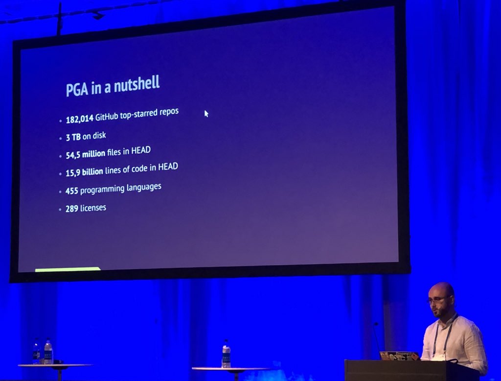 warenlg's tweet image. Very proud to present @msrconf with @vadimlearning and @francesc the result of rich team efforts @sourcedtech to empower new research studies #MLonCode releasing the biggest dataset of Git repositories available through simple HTTP request aka. Public Git Archive #msr18