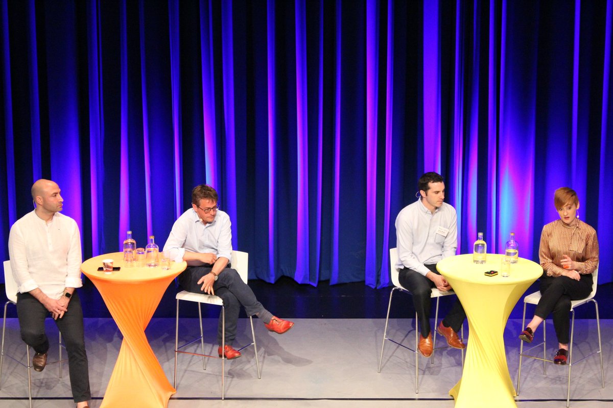 The morning is rounded off with a great #DesignThinking Panel of <a href="/moodimahmoudi/">Moodi Mahmoudi</a> <a href="/MerlynShowering/">@merlynshowering</a> @ideasbazaar and @lara_hanlon Questions and Answers are flying!