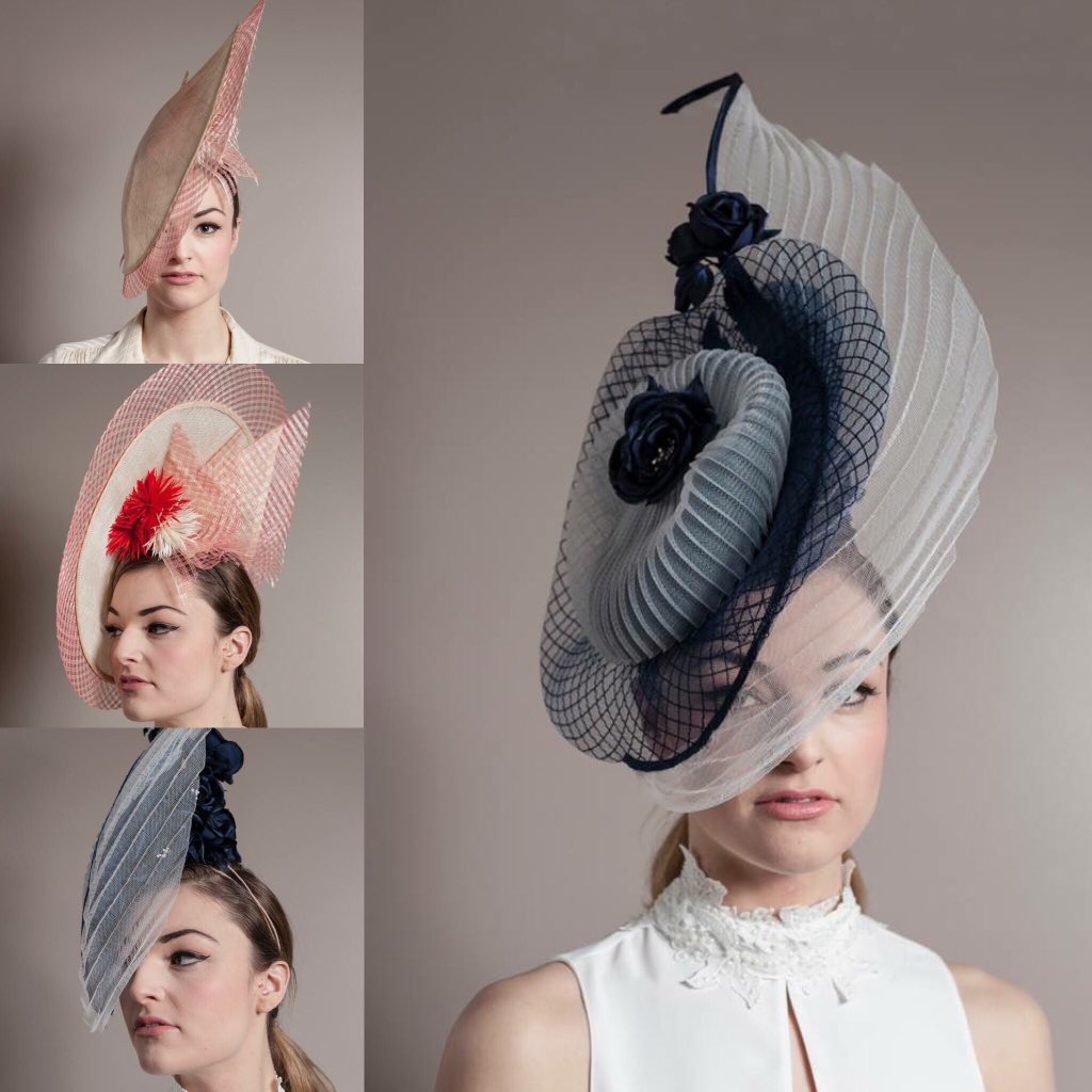 giuliamio's tweet photo. Still looking for the #perfecthat for #RoyalAscot? Look no further! @peterforsonshop in #birmingham is offering an amazing selection of my #oneofakind small pieces and some of my #couture #hats 👑 @giuliamio #millinery #racehats #weddingfashion #racewear #shopping https://t.co/jtB6ZH2pJx