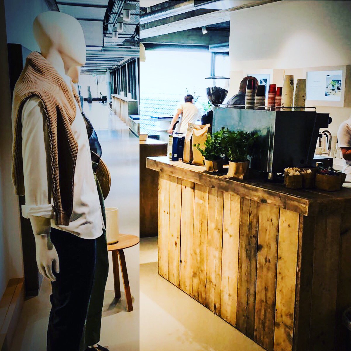 Stylish verantwoord je espresso drinken kon gisteren heel erg goed bij @bestsellerpr_nl ! #stylishcoffee