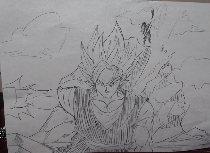 そんでベジットのカッコ良さは異常#ドラゴンボール#描いてみた 