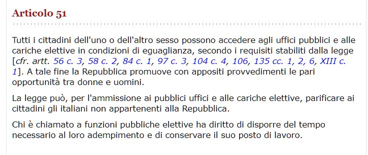 Possidonio_GG's tweet photo. Subordinare la nomina dei Ministri all'impegno di questi a #non #candidarsi alle prossime #elezioni, presuppone la #violazione dell'art. 51 #della costituzione.
Non credo esista cosa più #anticostituzionale.
Ma ormai il trend è irreversibile.
#spread #Cottarelli #Mattarella https://t.co/veBPSKgWx1