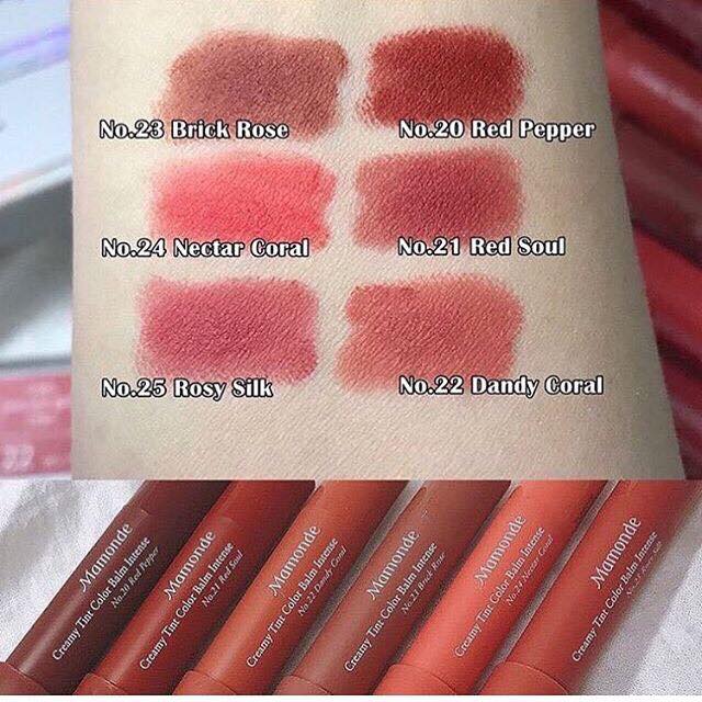 Bubiim1's tweet photo. Mamonde Creamy Tint Color Balm  พร้อมส่ง
ราคา 225 ฿
No.11 Velvet Red 
No.21 Red Soul 
No.22 Dandy Coral 
No.23 Brick Rose
No.24 Nudie 
No.25 Rosy Silk 

 LINE: @bubiim1 ถ้าสั้งทางไลน์จะมีของแถมนะค่าา
https://t.co/7lGDxUoIqL https://t.co/y7ImKBoVcH