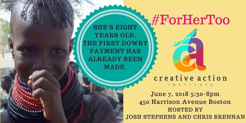 <a href="/CreativeAction_/">Creative Action Institute</a> will be hosting their #ForHerToo event on June 7th in Boston! Learn more about how this unique organization trains young women to take creative and courageous steps to advance gender equality in their communities. bit.ly/2LGSvey