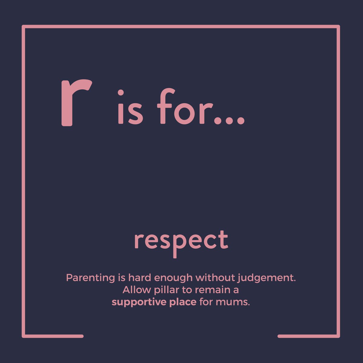 ourpillar's tweet photo. #motherhood is the hardest job in the world. Let's not make it harder with criticism and judgement. #ourpillar #supportingmums #mama #mums #motherhood #mumssupportingmums #mums2mums #techforgood #communityvalues https://t.co/sRBjMf2tcm