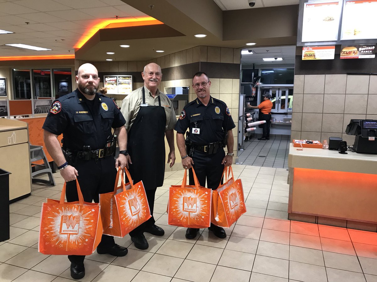 kleinisdpd's tweet photo. Thanks to @Whataburger for donating breakfast for our first responders headed to @SantaFeISD to support them on their first day back. #SantaFeStrong https://t.co/SUOUtfUhjs