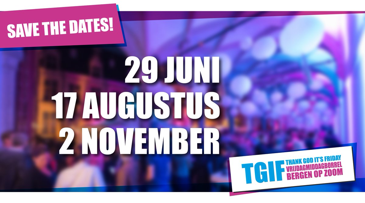 Al bijgekomen van de Kick-Off Edition Ja? Mooi zo! Zet dan de tweede borrel maar alvast in je agenda! Deze vindt plaats op 29 juni, de locatie blijft natuurlijk weer een verrassing.  See you <a href="/TGIF_BoZ/">TGIF_BOZ</a>! #tgifboz