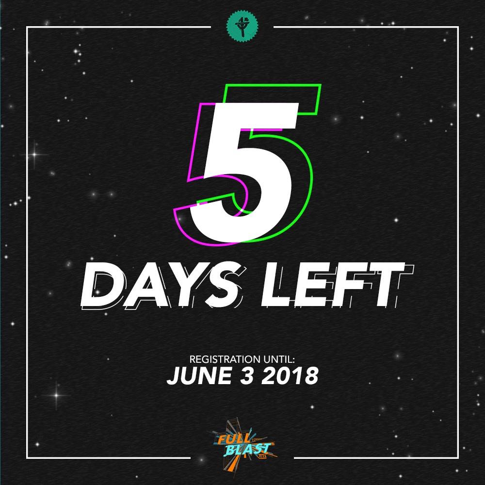 cfcyfcuae's tweet photo. Sisters and Brothers! There are 5 days left to register for our 15th National Conference. So hurry and register to be part of #FullBlastUAE

#YFCUAE
#YallahUAE
#YFCUAEat15 https://t.co/NAJXm1WOIN