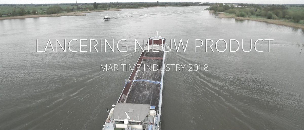 Vanmiddag 13.00 uur lancering van nieuw product! @Maritime_EH #binnenvaart #theblueroad #MakeItHappen
