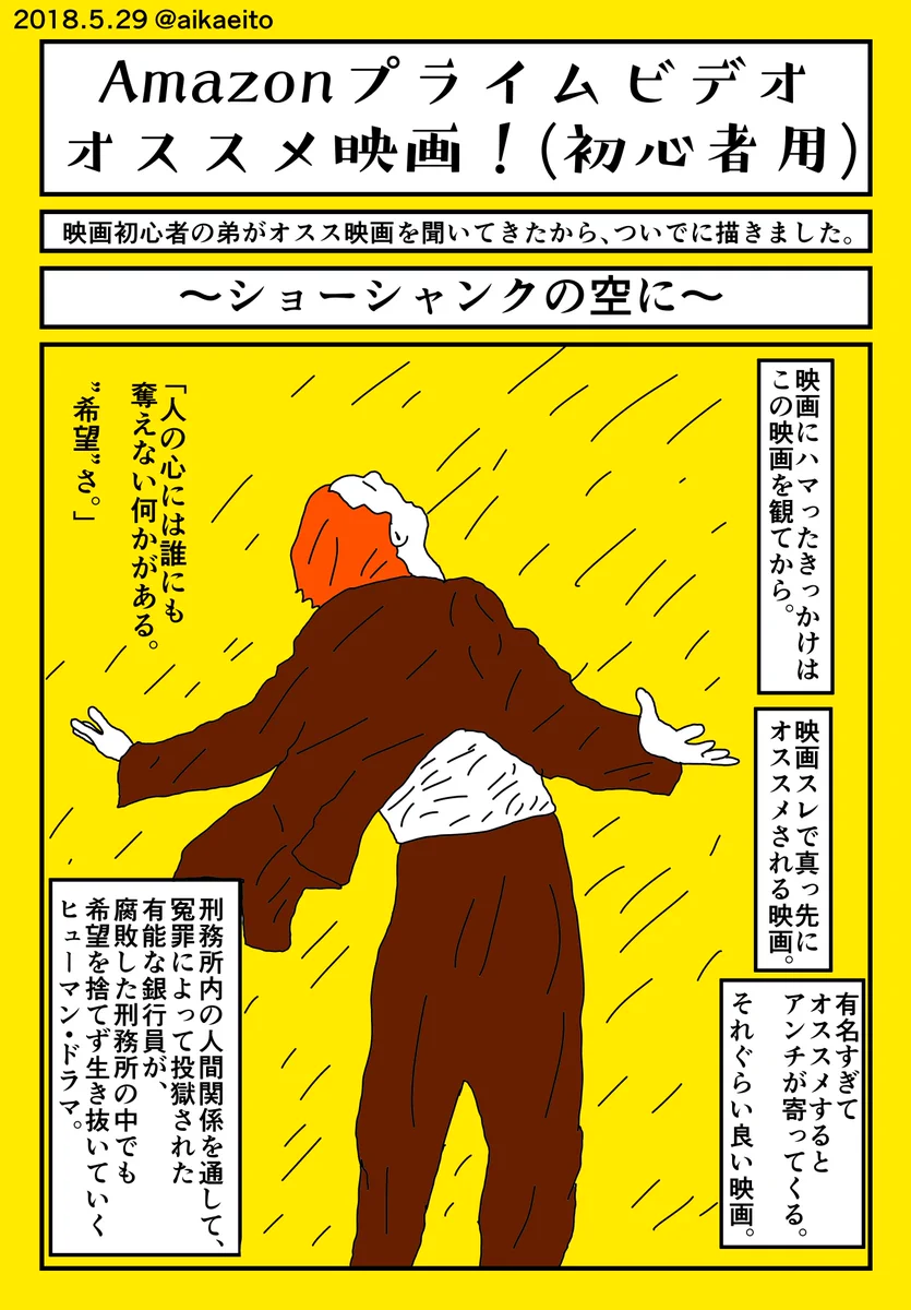 映画初心者におすすめ！！　とりあえずAmazonPrimeでこれを見とけば間違いなし！！