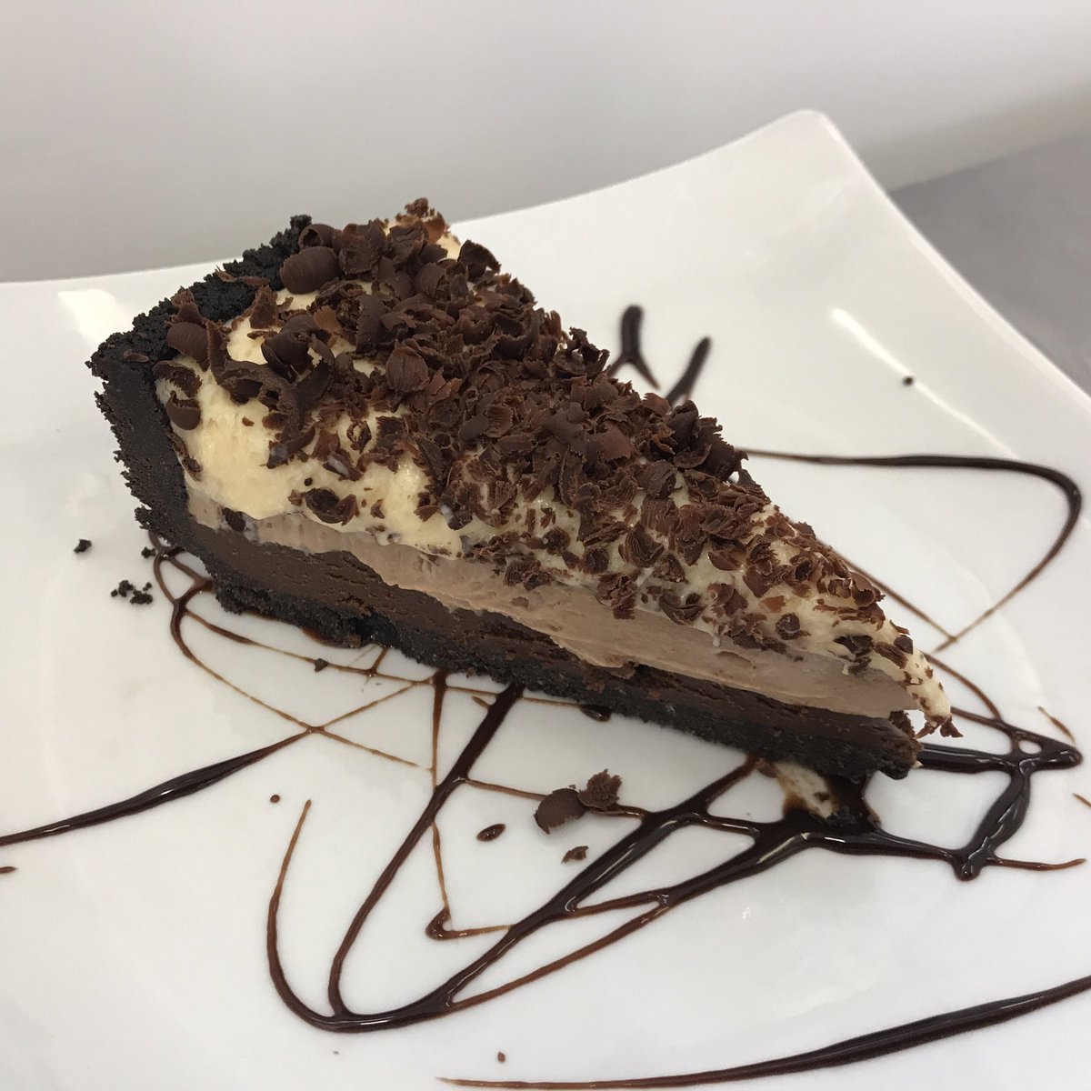 Triple Chocolate Pie on the specials this week! Book Now 01284 762119