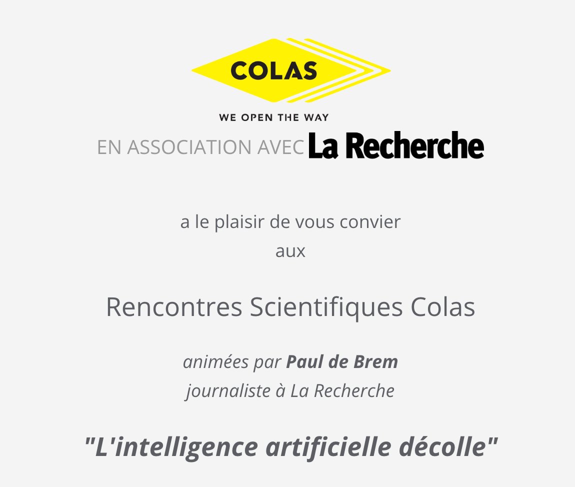 rencontres scientifiques colas