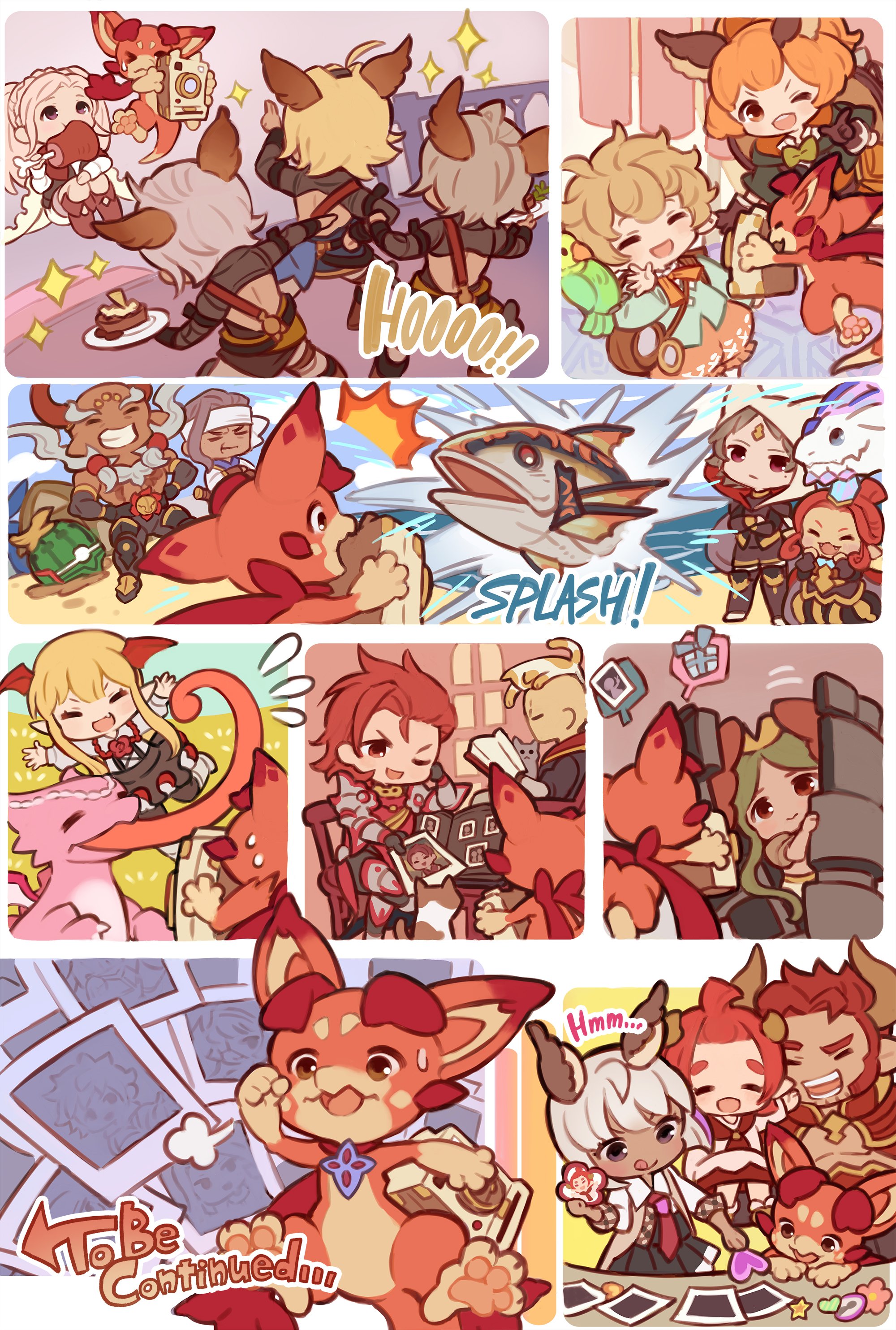 グランブルーファンタジー グランブルーファンタジー ビィ君はペンギーからもらったポラロイドカメラを手に 次々に団員や星晶獣たちの写真を撮影していきます たくさん撮れたね ビィ君 グラブル T Co Amyxt02pbz Twitter