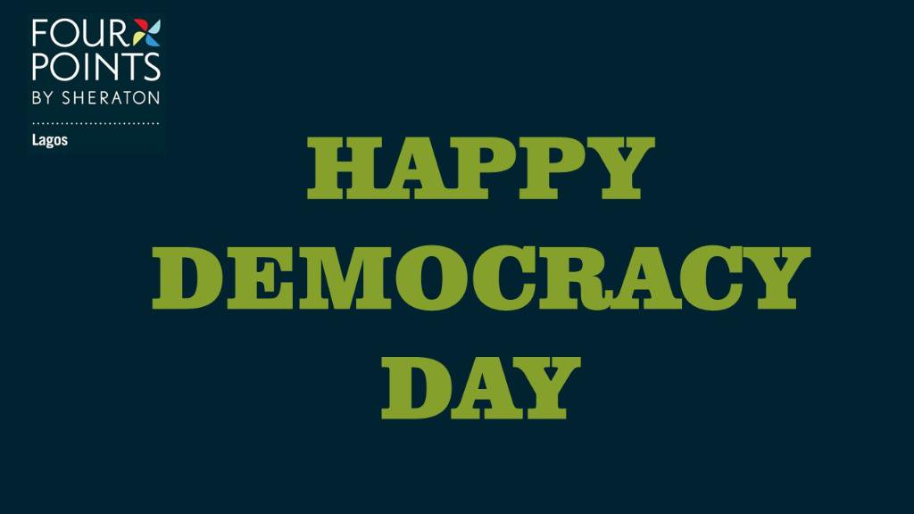 Happy Democracy day. Have a fun filled and relaxing holiday. #democracyday2018 #democracyholiday #democracy #elections #deals #specialoffer #discount #holiday #holidaydiscount #hospitality #fourpointslagos #fourpoints #lagos #lagoshotel #nigerianhotels #Nigeria #africa