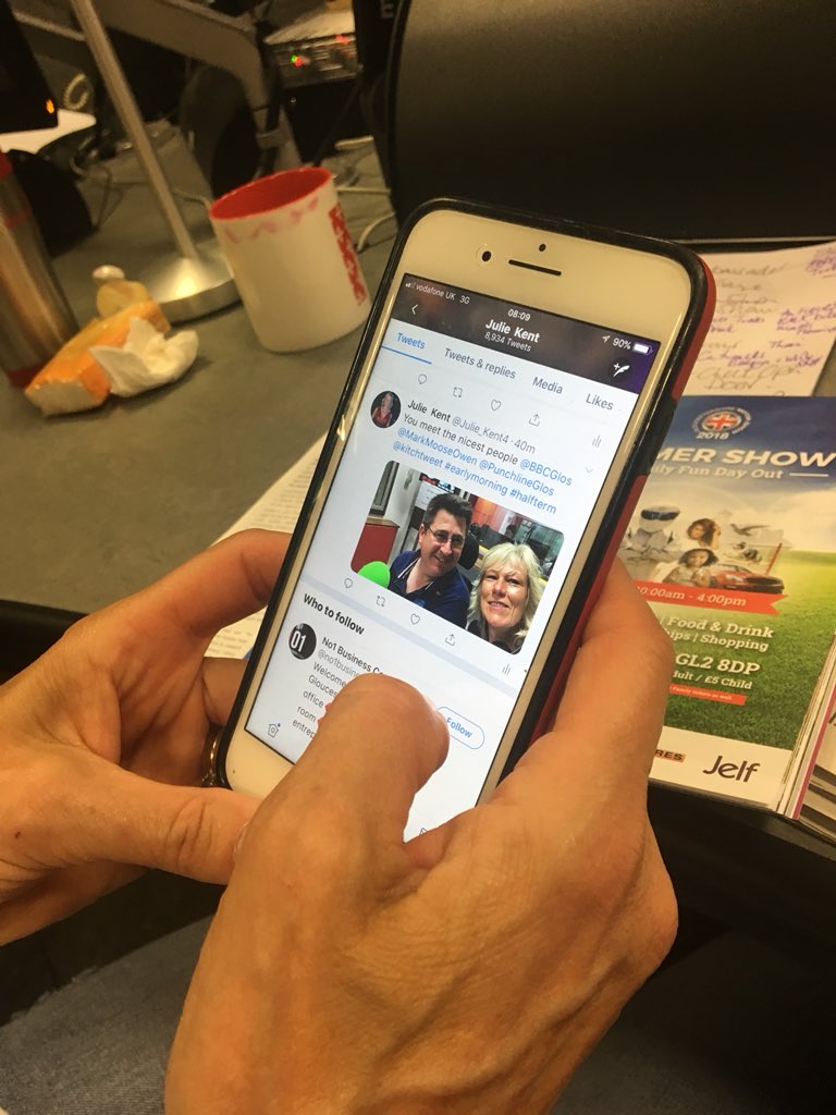 MarkMooseOwen's tweet photo. Loving being on the @BBCGlos show with @Julie_Kent4 @kitchtweet ....Next up Tax online retailers &amp; RBS shares sale... &amp; then a dash over to @PunchlineGlos News team &amp; then over to @Montpellier_UK art direct #photoshoot https://t.co/Q8SieCcQhm