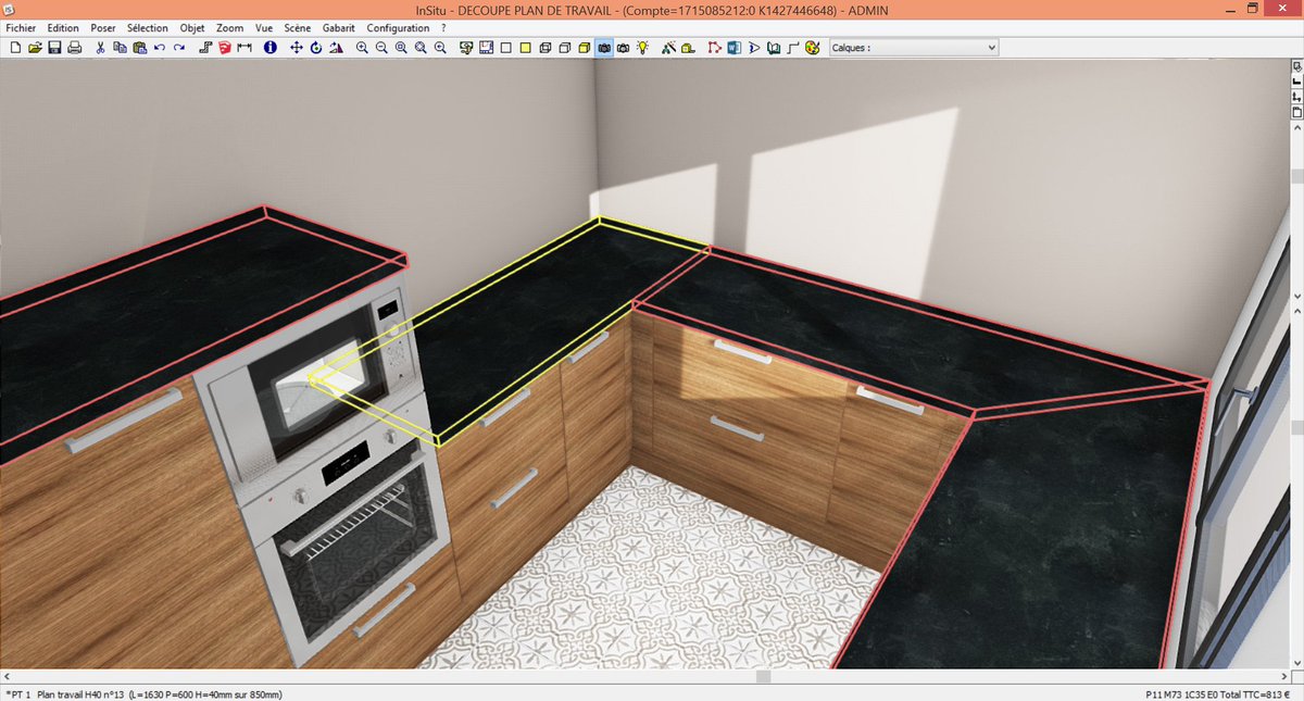 MyInSitu's tweet photo. #astucesinsitu : choisir la répartition de la découpe des plans de travail posés en linéaires automatiques. https://t.co/oDPhJ2Xwso
#tutosinsitu #logicielcuisine #logicielcuisinistes #cuisinistes #cuisines https://t.co/DpxZpvW7Lt