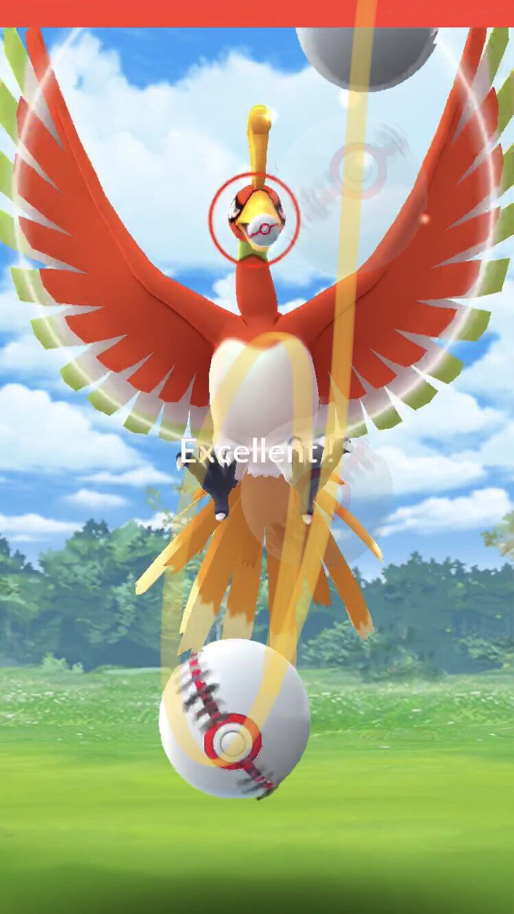 Twitter पर 317 ポケモンgo ホウオウ ゲッチャレ攻略 サークル固定でカーブexcellent とても近いので縦に投げる感じです 下段は軽めに 上段は画面の外まで振り抜きます Iphone7 ホウオウ Hooh ポケモンgo ゲッチャレ ゲッチャレ