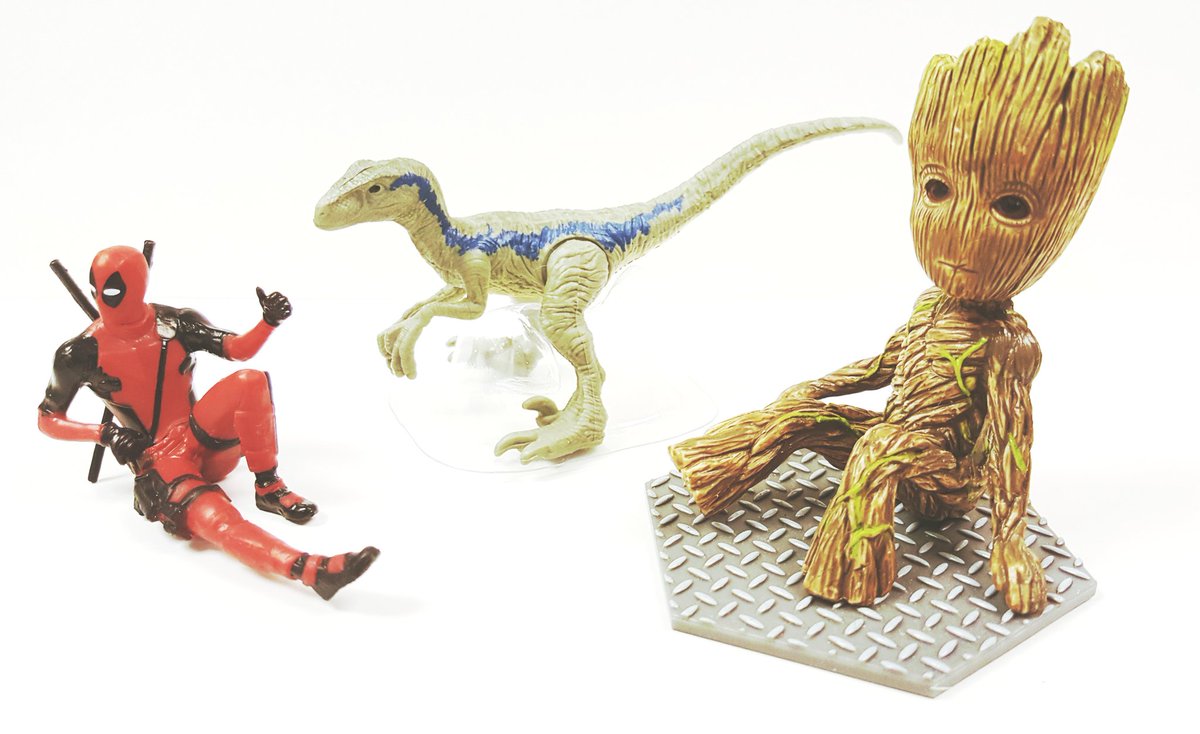 SuperGenkikuma's tweet photo. Deadpool2 + Jurassic World + Groot https://t.co/bK5edX0S8v