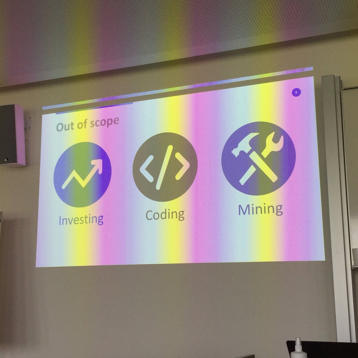 timheiler's tweet image. Back to school: #Ethereum usecases @FrankfurtSchool #blockchain #outofscope #gradient