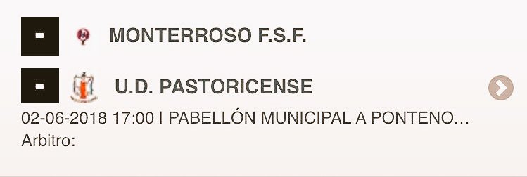 Xa temos día e hora para a final de Copa de Futbol Sala Femenino.

<a href="/FsfMonterroso/">Fsf Monterroso</a> 🆚 <a href="/udpastoricense/">U.D. Pastoricense</a> 

📅02/06/2018
⏰17:00H
🏟Pabellón Municipal A Pontenova

#futgalicia #futbolsalafemenino #Lugo #monterroso #apastoriza #apontenova