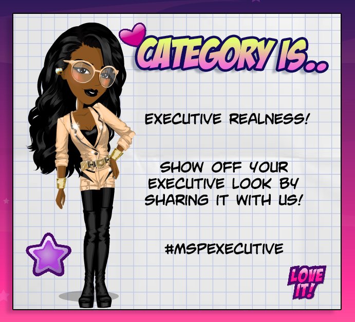 MSP_world's tweet photo. Let's begin our Tuesday by serving executive realness looks! Here is ours! :)
π΄οΈββοΈπ΄οΈ
Share your executive realness looks with us! :D #tensacrosstheboard #moviestarplanet #msplooks https://t.co/VfoR0TmUMa