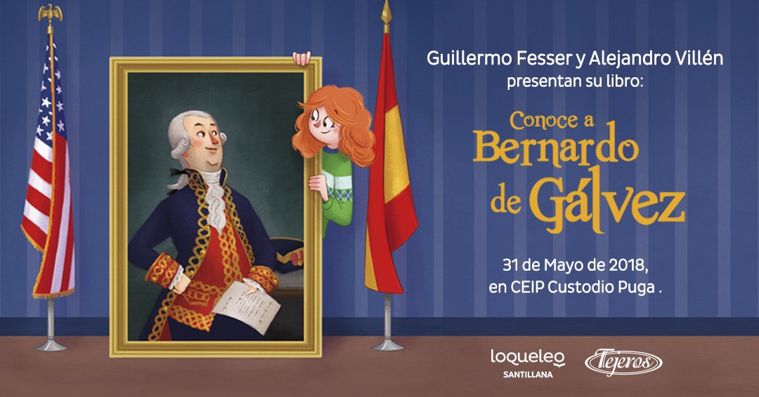 Esta semana nos ponemos de gala para ir el jueves al colegio <a href="/Custodio_Puga/">CEIP Custodio Puga</a> en Torre del Mar, que vamos a la presentación del libro sobre Bernardo de Gálvez que crearon juntos <a href="/guillermofesser/">GUILLERMO FESSER</a> y <a href="/alevillen/">Alejandro Villén</a>  Allí montan unas fiestas fenomenales!