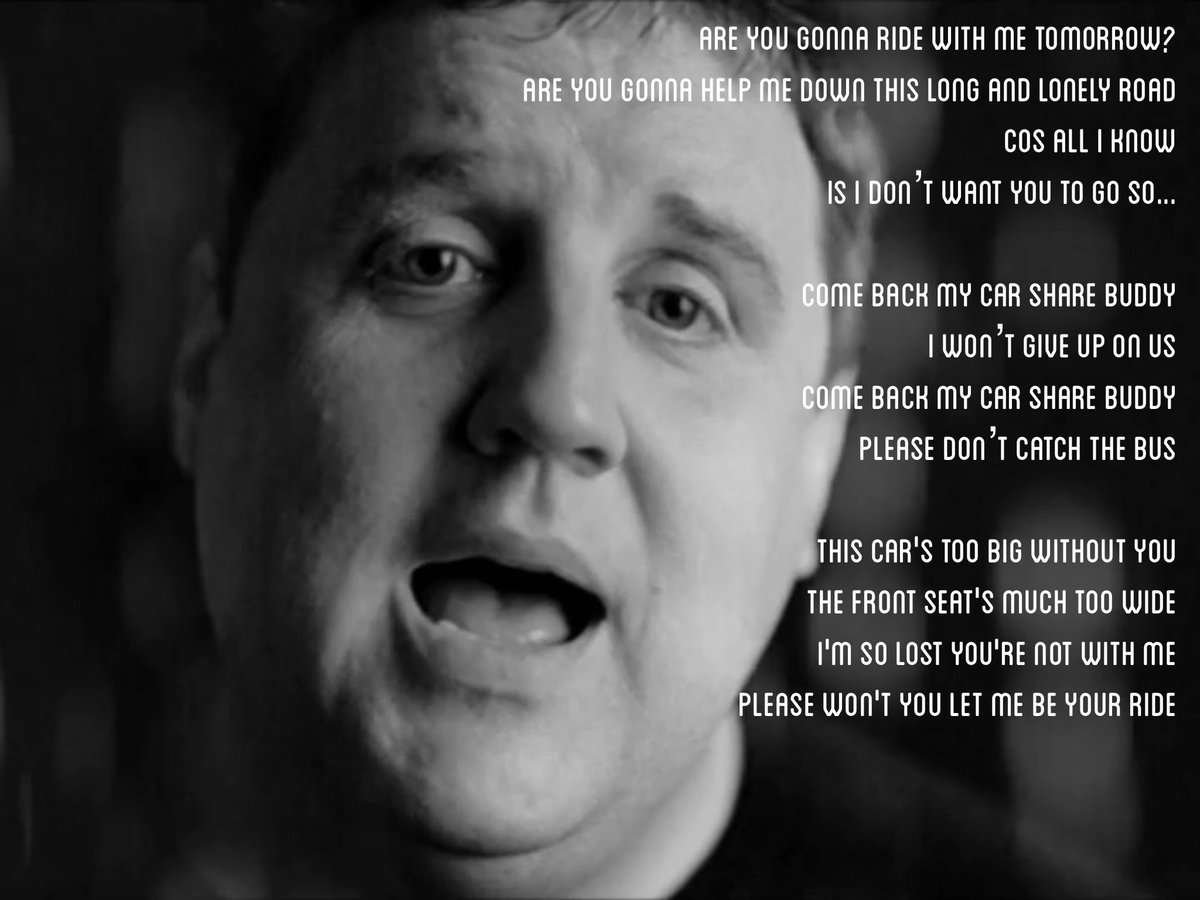 FiBeau's tweet photo. Yes I may have spent my time capturing the lyrics to #CarShareBuddy and using them to make collages - so what of it? It's dedication not obsession ๐๐๐
#PleaseReleaseIt @peterkay_co_uk #CharitySingle https://t.co/nQPlASA4Pp