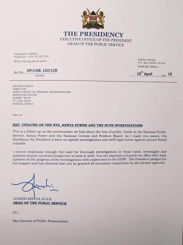 solo_ambuku's tweet photo. @ConsumersKenya @ODPP_KE @DCI_Kenya @SicilyKariuki @DCI_Kenya & @ODPP_KE should disregard instructions from @PresidentKE , not share Intel on #NYSscandal , #NCPBScandal , #KPLCScandal , #KPCscam or any #CorruptionKE matter, as it ultra vires their Constitutional independence, per Articles 157(10) & 245(2b) & (4). #Resist π https://t.co/7hKImDdpCQ