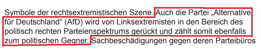 Linksextreme rücken die #AfD in den Bereich des politisch rechten Spektrums? Was sich anhört wie ein Witz, findet sich tatsächlich im aktuellen Bericht des Verfassungsschutzes in #SachsenAnhalt.