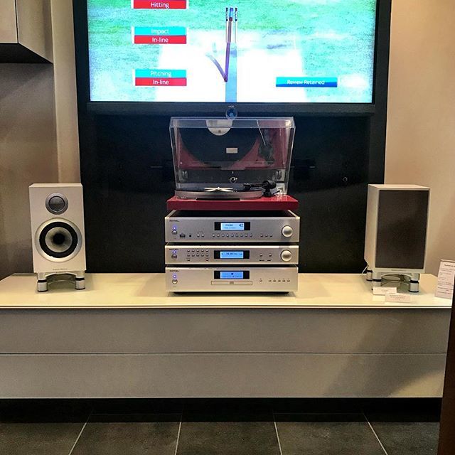 AudioVenue's tweet photo. loewe TV sound fed through Rotel system and B&W 707 S2 speakers. #bowersandwilkins #bandw #bw #bowers #loudspeakers #speakers #loewetv #loewe #b&w #700series #700s2 #707s2 #isoacoustics #rotel #projectaudio #debutcarbon #hifi #surroundsound #hifishop #h… https://t.co/0SUDj8Hvxn https://t.co/CGpZ7NbTW8