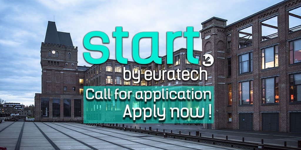 euratechnologie's tweet photo. APPEL A PROJETS : Envie d’être #entrepreneur et de créer ta startup dans l’#AgTech le #Commerce connecté la #Data la #Fintech l’#IoT … ? Postule au programme d’#incubation START > https://t.co/faPdQTNpNq https://t.co/Rnr27ghz2o