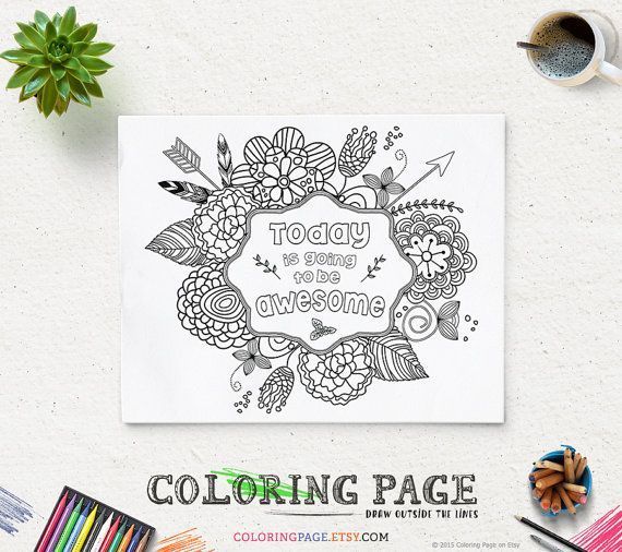 ParisStudio36's tweet photo. Coloring Page Printable Verse Today is going to be Awesome Instant Download Printable Coloring Pages AntiStress Art Therapy Coloring Book https://t.co/sThWWqgmeF https://t.co/fJBvic2CER