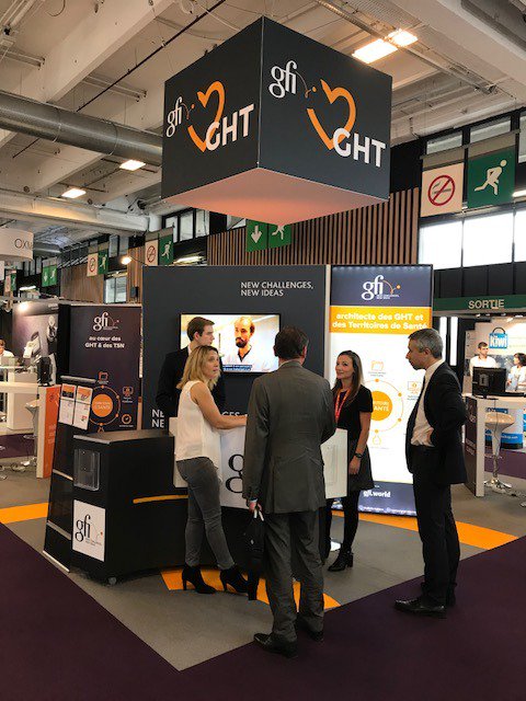 GPortmann's tweet photo. #PHW18, c'est parti! Retrouvez nos équipes#Santé⚕️ @gfiinformatique sur le stand Q28👍👌 https://t.co/UDpY0HF12V