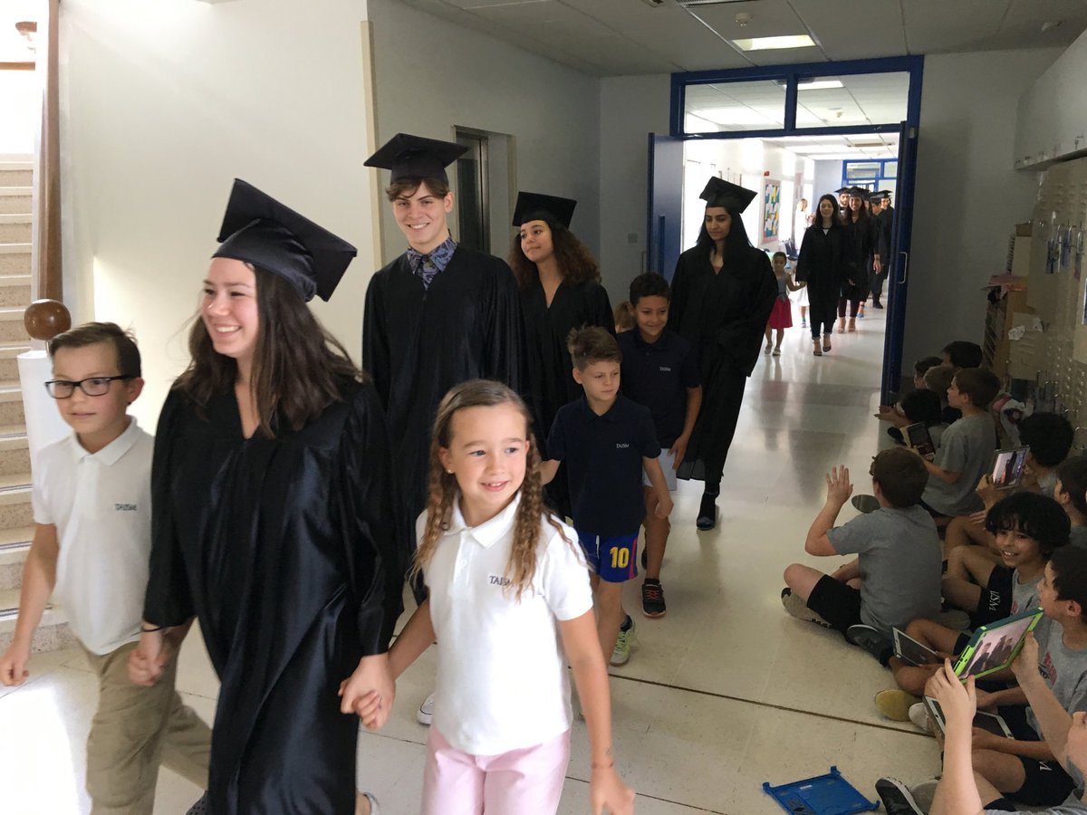 The first ever “senior walk” with siblings! #celebrationoflearning #success #taismoman
