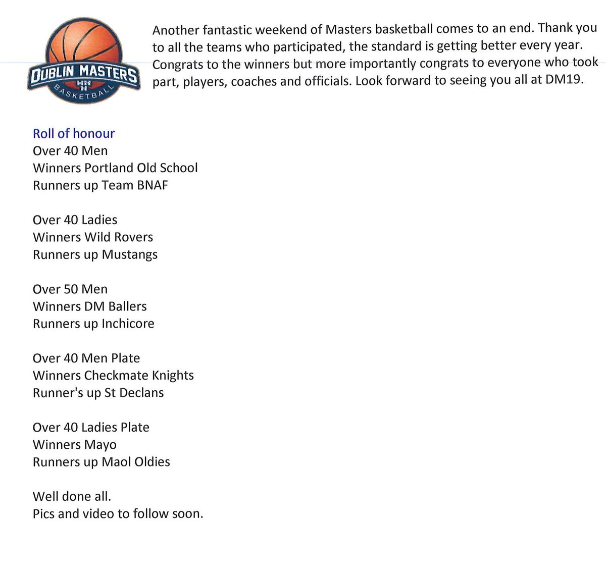 Dublin Masters Bball tweet media