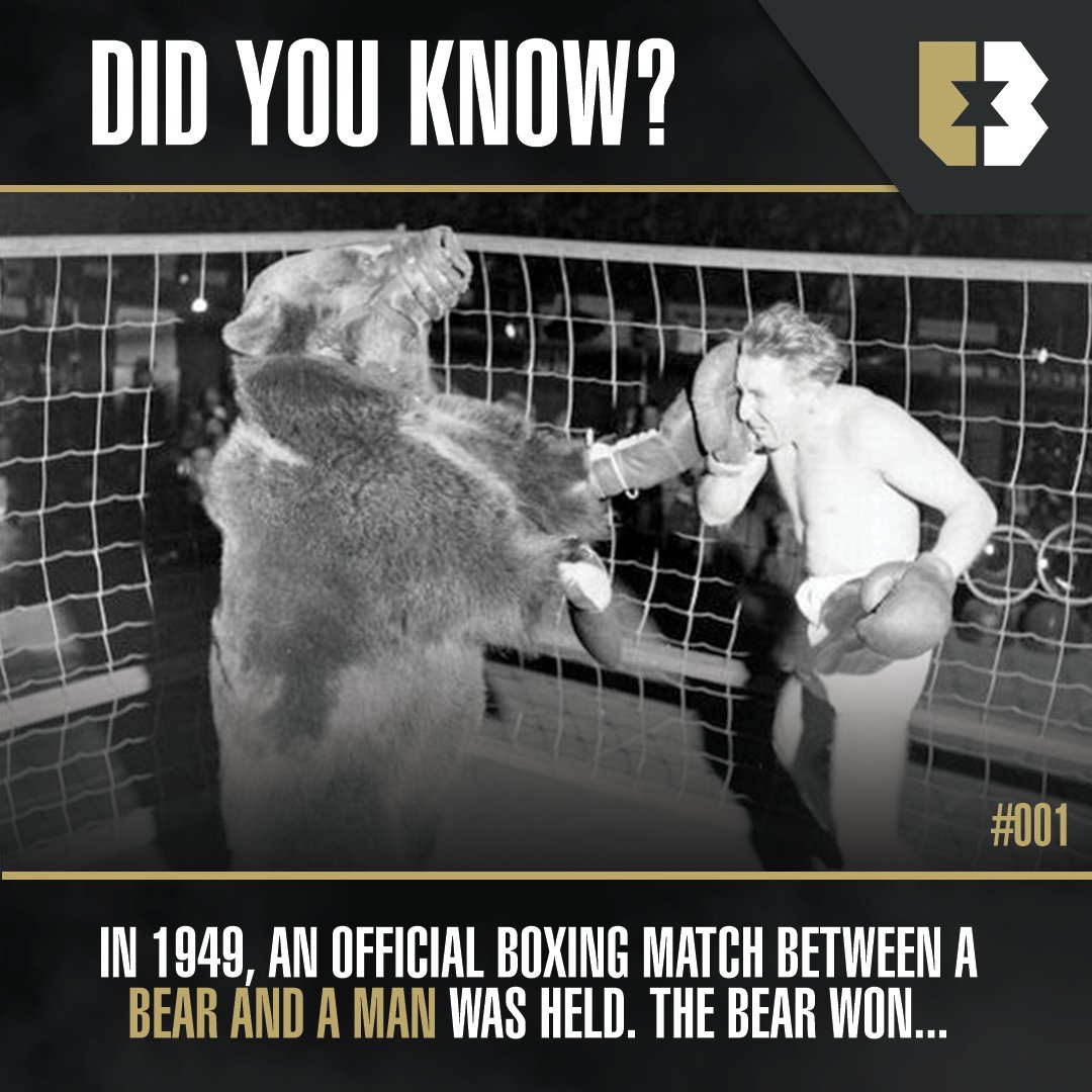 boxxer's tweet photo. The weird facts are always the best.
#boxing #DidYouKnow #ultimatebox https://t.co/C9zw771wj1