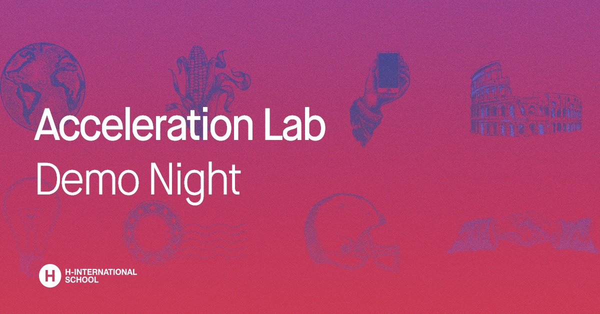 wearehis_'s tweet image. The final event of the #AccelerationLab is here! On June 6, there'll be a special #DemoNight where the groups will present the social aim projects they have been working on in these 9 months at school. For registration: h-is.link/AccelerationLab