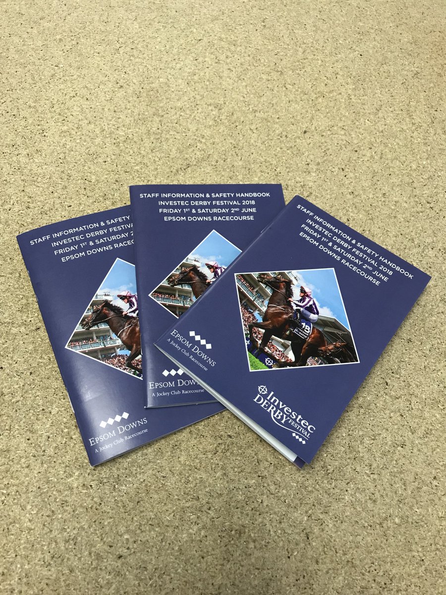 Looking forward to the #EpsomDerby this weekend.

We've been busy helping the <a href="/TheJockeyClub/">The Jockey Club</a> prepare!

 ☎️: 01242 518191