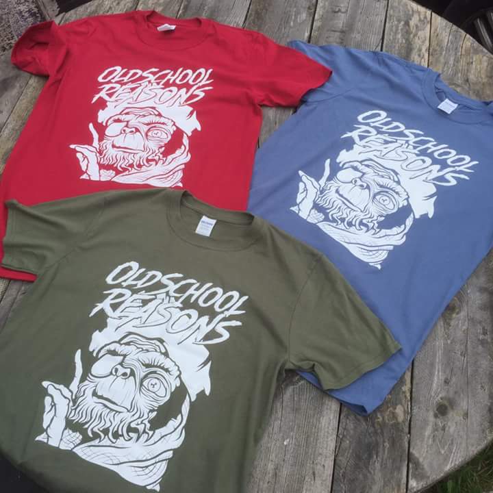 Cardinal Red, Indigo Blue &amp; Military Green Softstyle shirts for <a href="/OSR_band/">Old School Reasons</a> 
DM or 📧 ouroboros.printing@gmail.com for custom print enquiries
☎️01603 340980
#ouroborosscreenprints #localbusiness #screenprinting #merch  #handpulled #bandmerchandise #bandmerch #bandshirts
