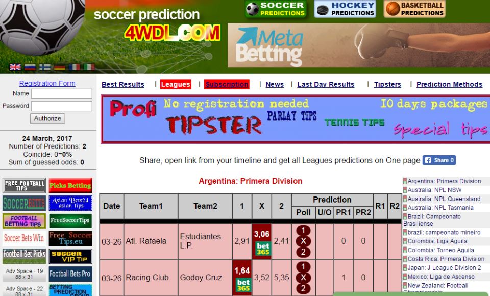 soccer prediction-betting tips and picks
