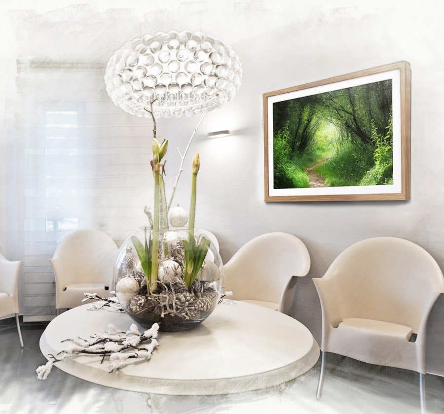 Wandbilderxxl Kleine Inspiration Unser Gerahmtes Bild Deep Forest In Einem Warteraum Gerahmtebilder Deko Solebich Bilderrahmen Bildergerahmt Gerahmteposter Schonerwohnen Wandbilderxxl Wandbilder Wohnaccessoires