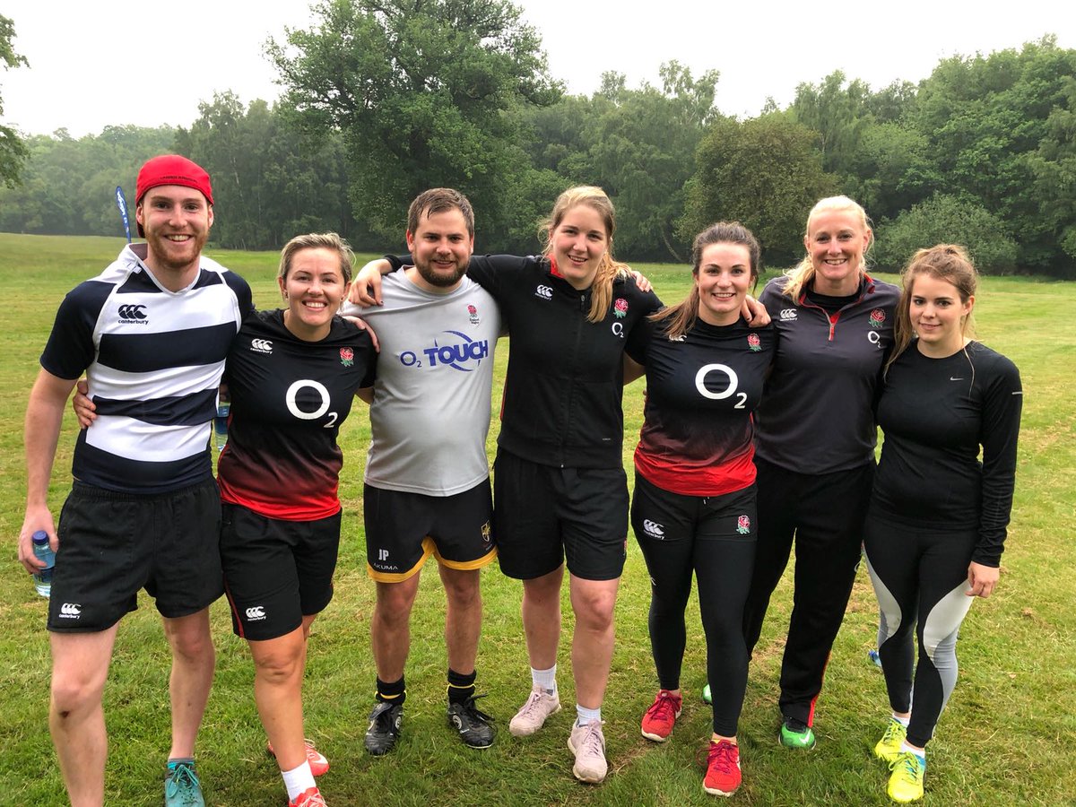 eshertouchrugby's tweet image. A huge thanks to @o2touch for organising an awesome day at Pennyhill Park on Thursday! Had so much fun playing touch with the England ladies and watching  the England men in their training #englandwomensrugby #englandredroses #o2touchforall @O2sports