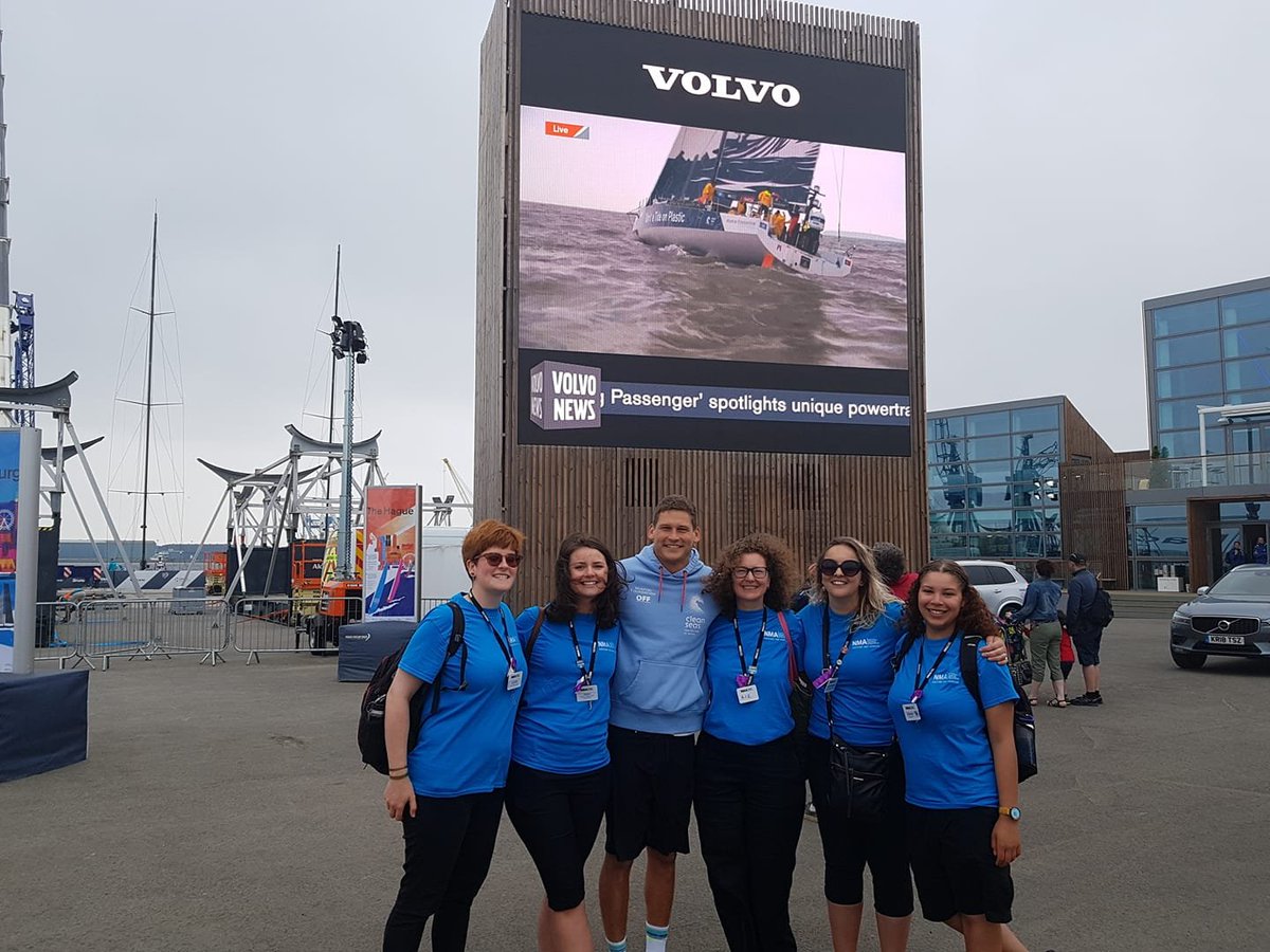 Lovely to catch up with our NMA Ocean Ambassador @henrybomby at the @volvooceanrace today. We'll be here all week with our animal artefacts, ocean adventure games and much more!