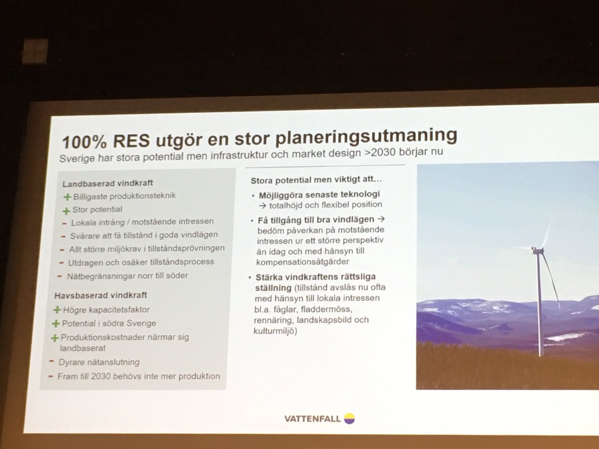 alemdar_anja's tweet photo. Nätbegränsningar från norr till söder växande utmaning, enligt @Vattenfall_Se på @Energi_mynd https://t.co/a4vQrY4ALo