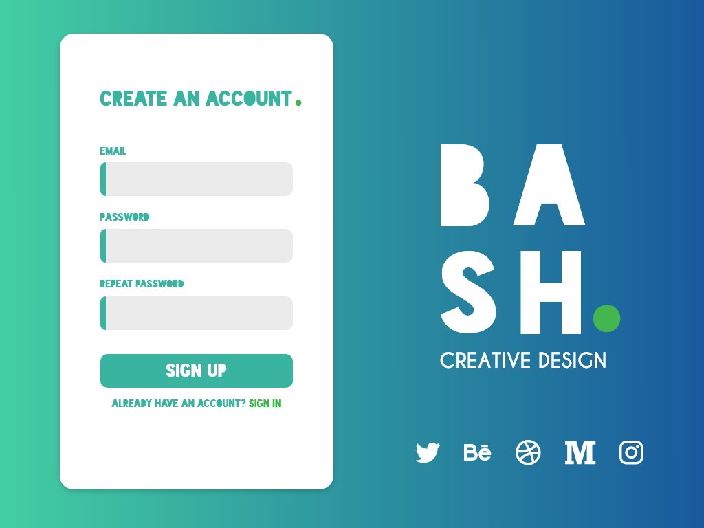 scozky's tweet image. Just finished my first design for #dailyui #001