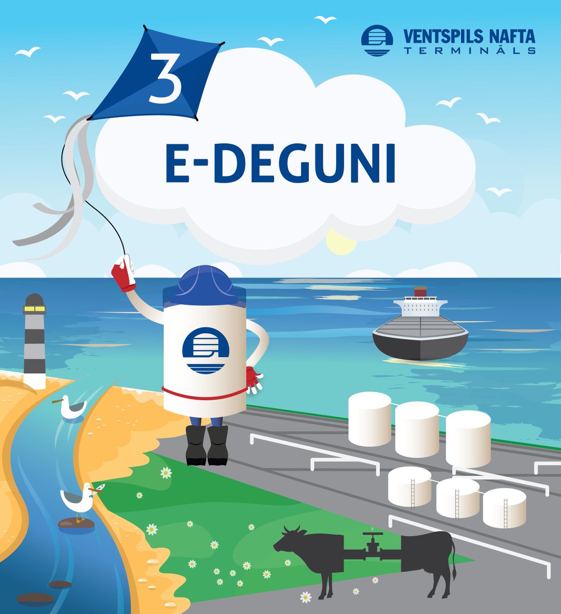 VNTerminals's tweet photo. 10 fakti kā VNT gatavojas 1. jūnijam.
Fakts Nr. 3:
VNT teritorijā uzstādīti 3 elektroniskie deguni, lai kontrolētu smaku izplatīšanos. 
Vairāk: https://t.co/IhZmNlW1SC 
P.S. sākot ar š.g. 1. jūniju @Brivosta uzņēmumi varēs pārkraut naftas produktus tikai izmantojot TSI. https://t.co/hieNNjADTU