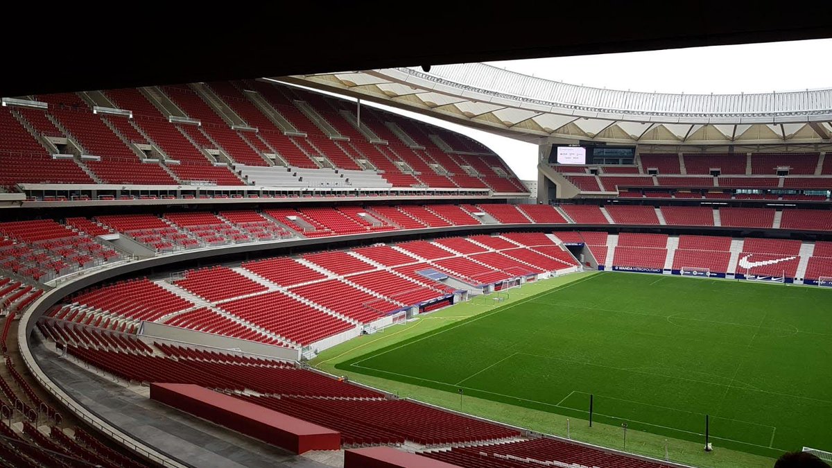 CodiproSpain's tweet photo. ¡Nos encontramos hoy en el espectacular @Metropolitano estadio del @Atleti asistiendo al wireless FABRIC Madrid, evento wifi del año organizado por @CambiumNetworks! https://t.co/YHd07nnHE5