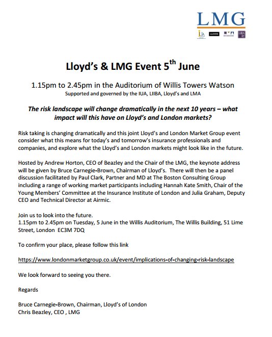 it was great to see you all at the Forum on Friday and we look forward to seeing you at our extra forum on 5th June.

To register visit : londonmarketgroup.co.uk/event/implicat…